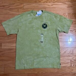 NWT Nike SB Loose Fit Lime Green Tie-Dye Graphic Short Sleeve T-Shirt, Medium
